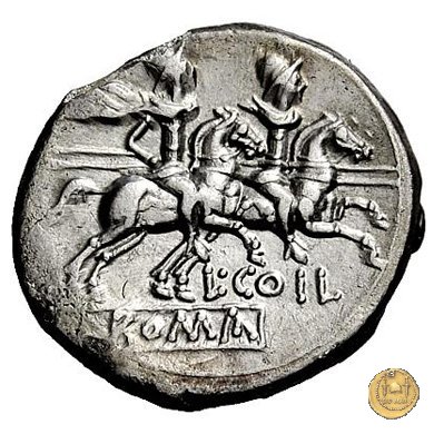 154/1 - denario L. Coelius 189-180 BC (Roma)