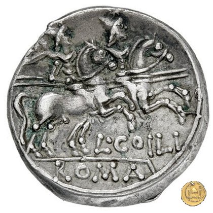 154/1 - denario L. Coelius 189-180 BC (Roma)