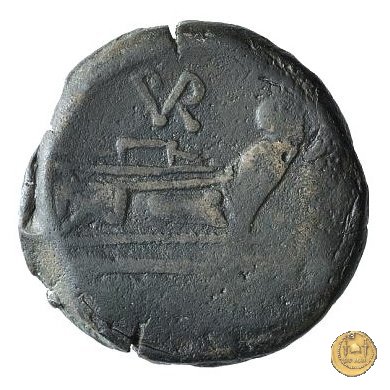 155/2 - asse Furius Purpureo 179-170 BC (Roma)