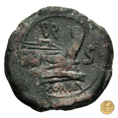 155/3 - semisse Furius Purpureo 179-170 BC (Roma)