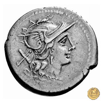 159/2 - Roma / Luna - mosca (fly) 179-170 BC (Roma)
