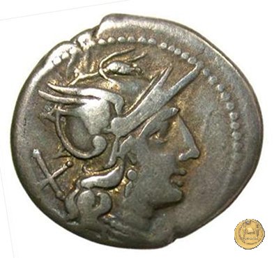 161/1 - denario P. Iuventius Thalna 179-170 BC (Roma)