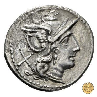 161/1 - denario P. Iuventius Thalna 179-170 BC (Roma)