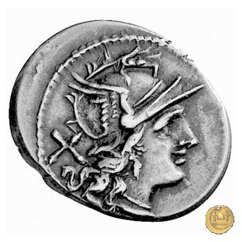 162/2 - denario Matienus 179-170 BC (Roma)