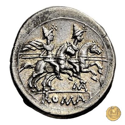 162/2 - denario Matienus 179-170 BC (Roma)