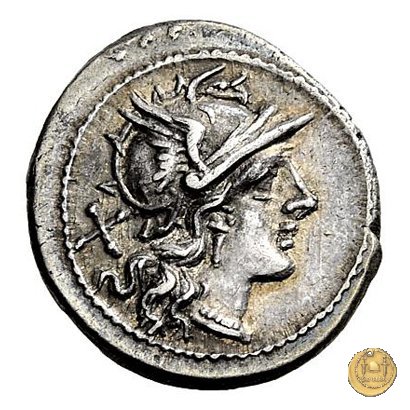 162/2 - denario Matienus 179-170 BC (Roma)