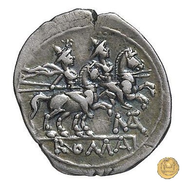 162/2 - denario Matienus 179-170 BC (Roma)