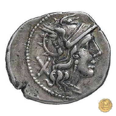 162/2 - denario Matienus 179-170 BC (Roma)