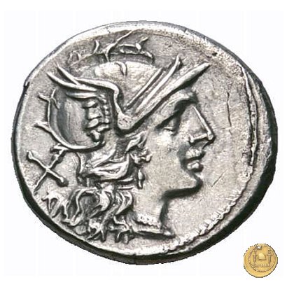 162/2 - denario Matienus 179-170 BC (Roma)