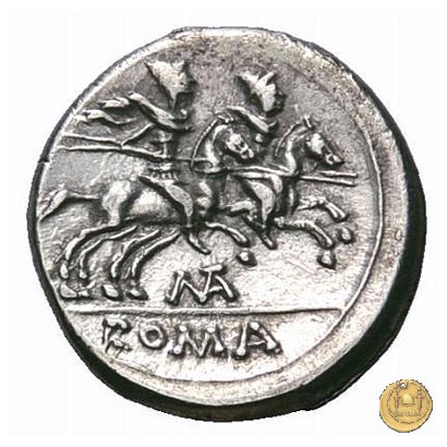 162/2 - denario Matienus 179-170 BC (Roma)