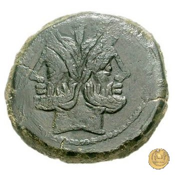 162/3 - asse Matienus 179-170 BC (Roma)