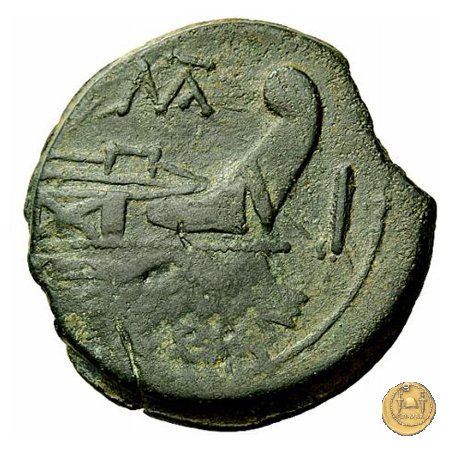 162/3 - asse Matienus 179-170 BC (Roma)