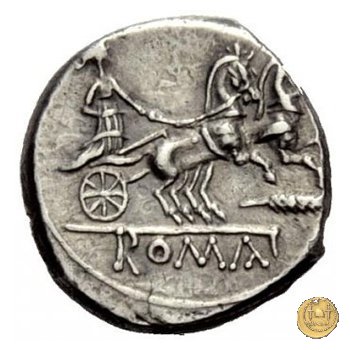 163/1 - Roma / Luna - piuma (feather) 179-170 BC (Roma)