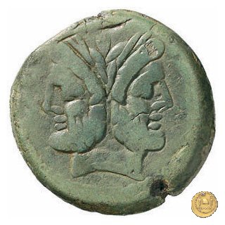 173/1 - asse C. Cluvius Saxula 169-158 BC (Roma)