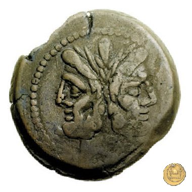 173/1 - asse C. Cluvius Saxula 169-158 BC (Roma)