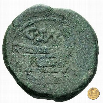 173/1 - asse C. Cluvius Saxula 169-158 BC (Roma)