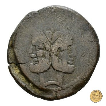 173/1 - asse C. Cluvius Saxula 169-158 BC (Roma)