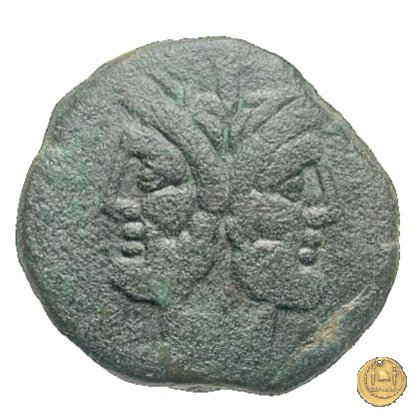 173/1 - asse C. Cluvius Saxula 169-158 BC (Roma)