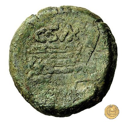 173/2 - semisse C. Cluvius Saxula 169-158 BC (Roma)