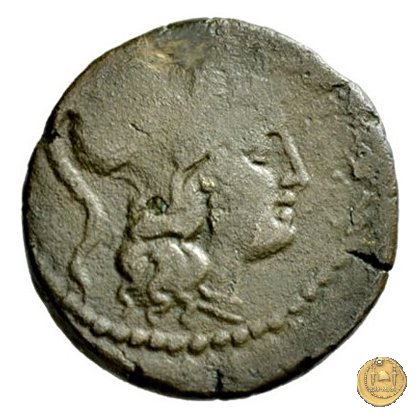 173/3 - triente C. Cluvius Saxula 169-158 BC (Roma)