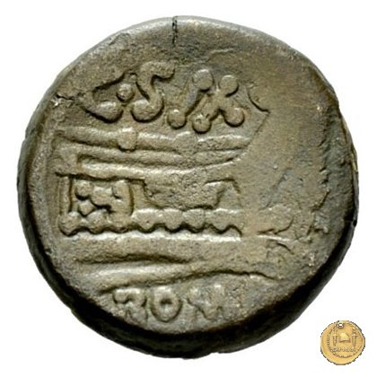 173/3 - triente C. Cluvius Saxula 169-158 BC (Roma)