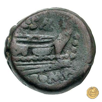 173/3 - triente C. Cluvius Saxula 169-158 BC (Roma)