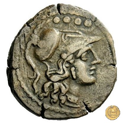 173/3 - triente C. Cluvius Saxula 169-158 BC (Roma)