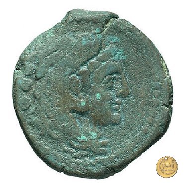 173/4 - quadrante C. Cluvius Saxula 169-158 BC (Roma)