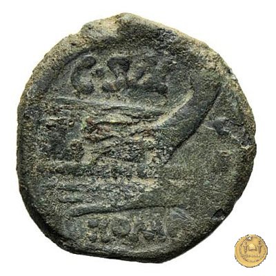 173/5 - sestante C. Cluvius Saxula 169-158 BC (Roma)