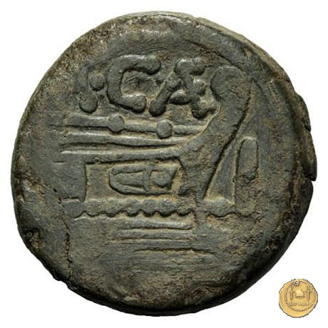 174/1 - asse A. Caecilius 169-158 a.C. (Roma)