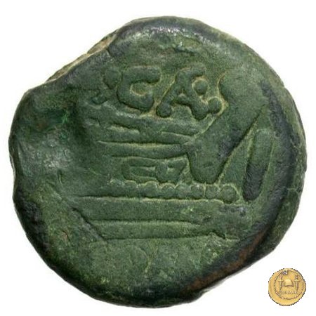174/1 - asse A. Caecilius 169-158 BC (Roma)