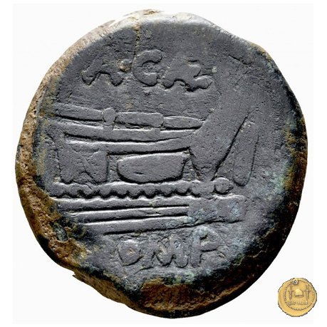 174/1 - asse A. Caecilius 169-158 BC (Roma)