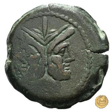 174/1 - asse A. Caecilius 169-158 BC (Roma)