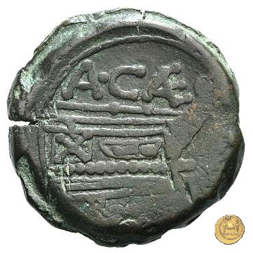 174/1 - asse A. Caecilius 169-158 BC (Roma)