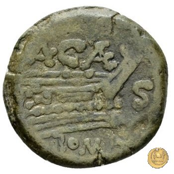 174/2 - semisse A. Caecilius 169-158 BC (Roma)