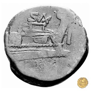 180/1 - asse (Cluvius) Saxula 169-158 BC (Roma)