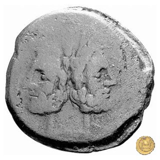 180/1 - asse (Cluvius) Saxula 169-158 BC (Roma)