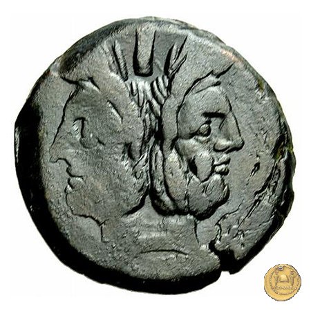 180/1 - asse (Cluvius) Saxula 169-158 BC (Roma)