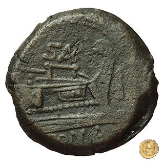 180/1 - asse (Cluvius) Saxula 169-158 BC (Roma)