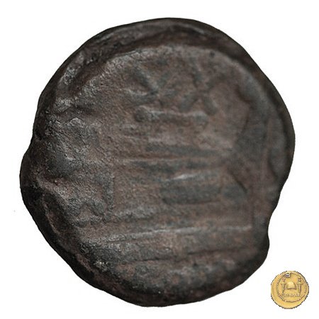 180/2 - semisse (Cluvius) Saxula 169-158 BC (Roma)