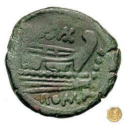 180/3 - triente (Cluvius) Saxula 169-158 BC (Roma)