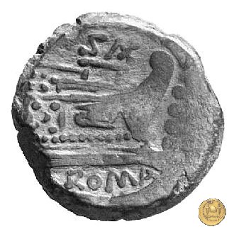 180/3 - triente (Cluvius) Saxula 169-158 BC (Roma)