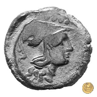 180/3 - triente (Cluvius) Saxula 169-158 BC (Roma)