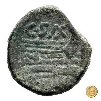 180/3 - triente (Cluvius) Saxula 169-158 a.C. (Roma)