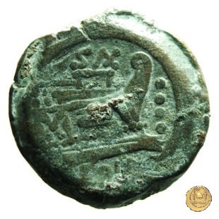 180/3 - triente (Cluvius) Saxula 169-158 BC (Roma)