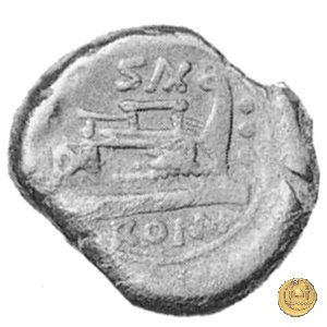 180/4 - quadrante (Cluvius) Saxula 169-158 BC (Roma)