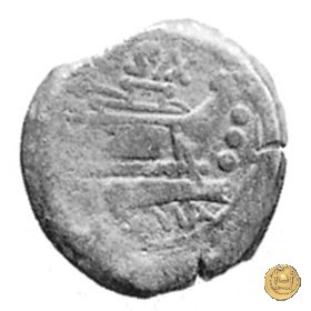 180/4 - quadrante (Cluvius) Saxula 169-158 BC (Roma)