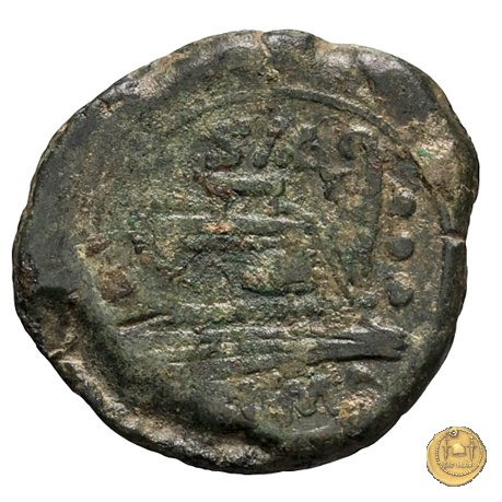 180/4 - quadrante (Cluvius) Saxula 169-158 BC (Roma)