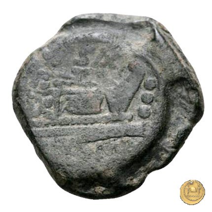 180/4 - quadrante (Cluvius) Saxula 169-158 BC (Roma)