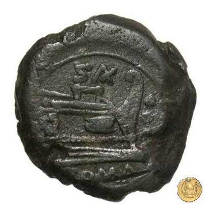 180/4 - quadrante (Cluvius) Saxula 169-158 BC (Roma)